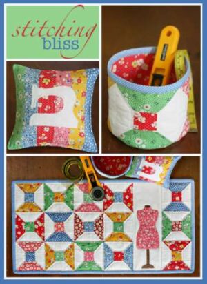 Stitching Bliss Pattern by Janelle Wind for the Janelle Wind Collection.