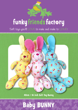 Baby Bunny Softy patterns by Funky Friends Factory