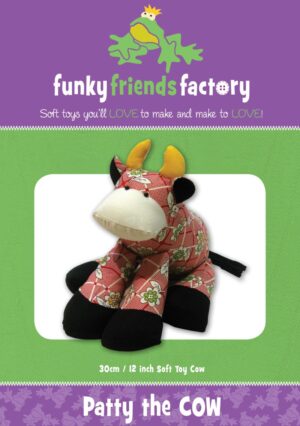 Patty The Cow Softy patterns by Funky Friends Factory