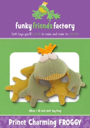Prince Charming Frog Softy patterns by Funky Friends Factory