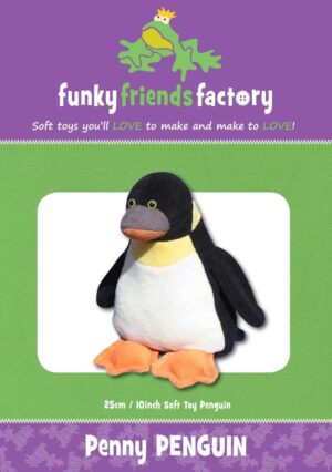 Penny Penguin Softy patterns by Funky Friends Factory
