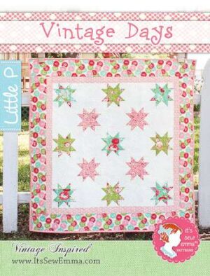 Vintage Days Little P Quilt patterns by It's So Emma