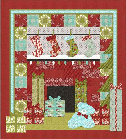 By The Fireplace - by Coach House Designs - Quilting Pattern