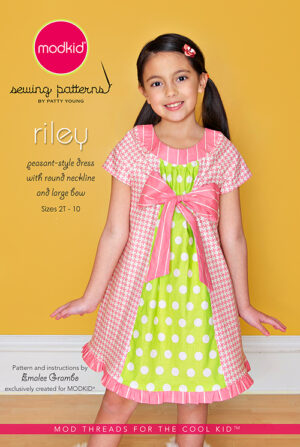 Riley Dress Pattern - by Modkid - Childrens Clothing Pattern