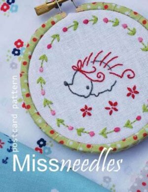 Miss Needles - Cinderberry Stitches - Stitchery/Postcard Pattern