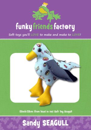  Sandy Seagull Softy patterns by Funky Friends Factory