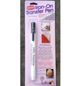 Sulky Iron On Transfer Pen BLACK - Quilting Applique Patchwork