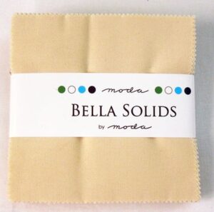 -Bella Solids Naturals Charm Square 9900PP12- Patchwork Fabric