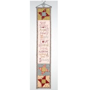 A Christmas List - by The Birdhouse -Christmas Stitchery Pattern