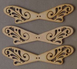 Wooden Angel Wings (3 pack) Doll patterns by Rosalie Dekker, (Rosalie Quinlan).