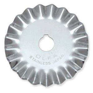 Olfa Rotary Pinking Blade 45mm-Quilting & Patchwork Accessories