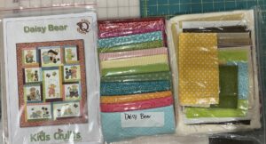 Daisy Bear KIT - by Kids Quilts - Quilt KIT
