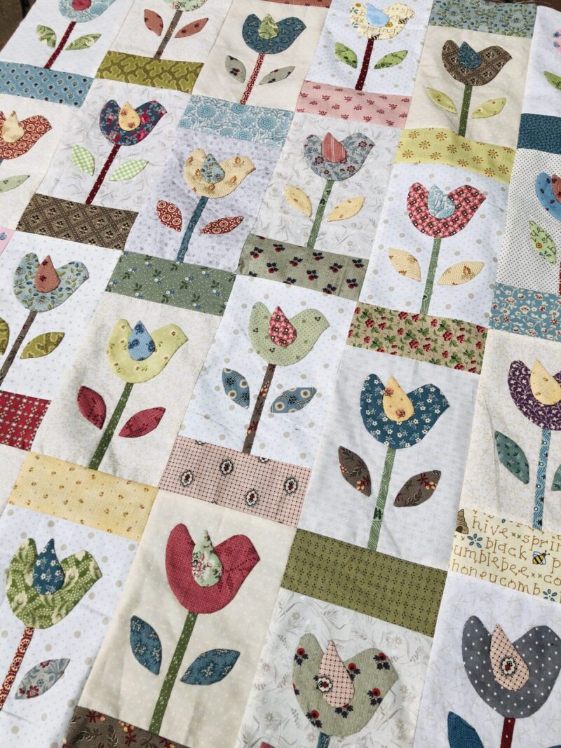 Pretty Birds in the Garden - by Gail Pan Designs - Sewing Pattern