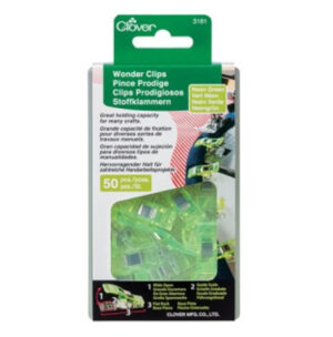Clover Wonder Clips NEON (50 pack) - Quilting Patchwork Sewing