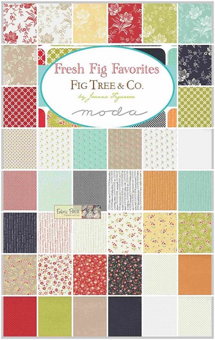 Fresh Fig Favorites charm squares by Fig Tree & Co for Moda Fabrics - patchwork and quilting fabric