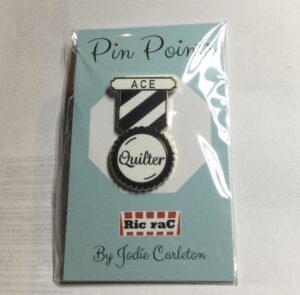 Pin Points - Ace Quilter - by Ric Rac - Enamel Pins
