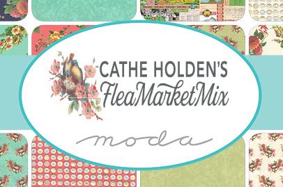 Flea Market Mix by Cathe Holden.   Moda Quilting and Patchwork Fabrics.
