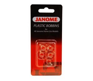 Bobbins Janome Plastic - Pk of 5- Sewing Quilting Notions