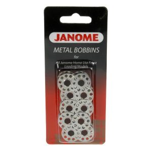 Bobbins Janome Metal - Pk of 10 - Sewing Quilting Notions