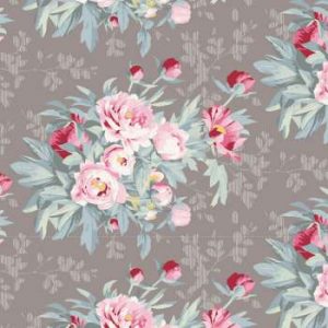 Woodland 100292 Hazel Grey -Tilda patchwork fabric