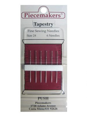 Piecemaker No 28 Tapestry Needles 1 Pack - Hand Sewing Needles
