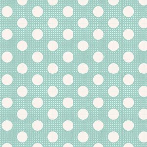 Tilda Medium Dots 130001 Teal - Tilda patchwork  Quilting fabric