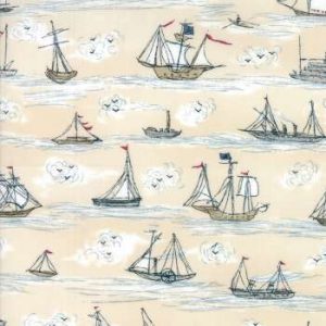 Ahoy Me Hearties 1432-14 - Patchwork & Quilting Fabric