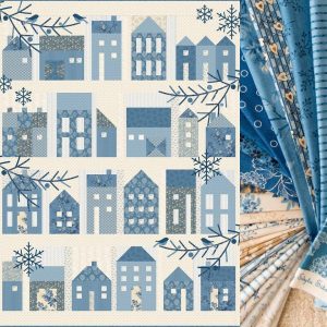 Winter Village KIT with  Silhouettes - Laundry Basket Quilts