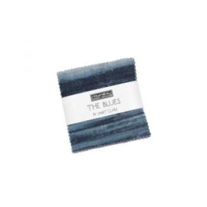 -The Blues Mini Charm Square - Patchwork & Quilt Fabric