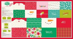 Safety First Holiday Panel - Moda Patchwork Fabric