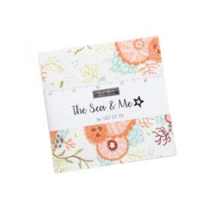 -The Sea & Me Charm Square - Patchwork  Fabric