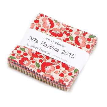 -30's Playtime 2015  Mini Charm Square - Patchwork   Fabric