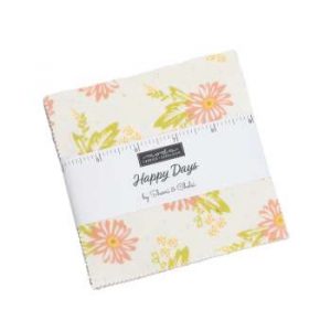 -Happy Days Charm Square - Patchwork & Quilt Fabric