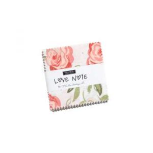 -Love Note Mini Charm Square - Patchwork Quilt Fabric