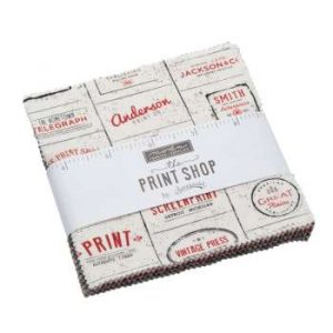 -The Print Shop Charm Square - Patchwork & Quilt Fabric