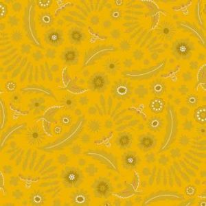 Sun Prints 8483-Y Meadow Midas - Patchwork Quilt Fabric