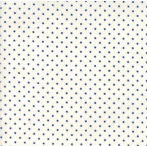 Essential Dots White/Liberty  8654-157 Patchwork Quilting Fabric