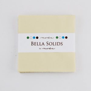 -Bella Solids Fig Tree Cream Charm Square 9900PP67- Fabric