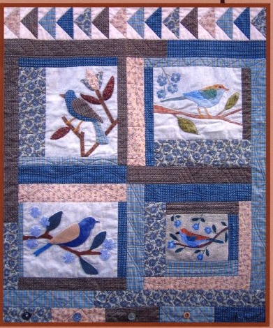 Botanical Birds - by The Quilted Crow Girls Designs - Patterns.