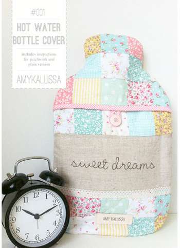 Hot Water Bottle Cover - by Amy Kallissa -  Patchwork Patterns