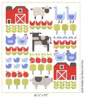 And on the Farm - by Stacy Iest Hsu - Quilt Pattern