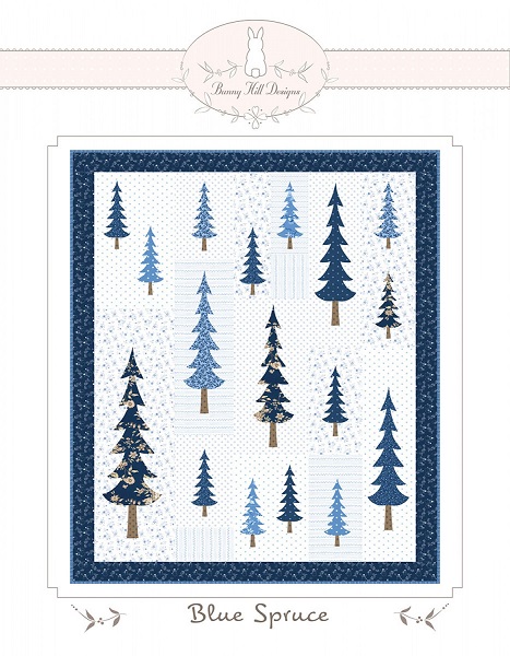 Blue Spruce Quilt Pattern by Bunny Hill for Moda Fabrics.