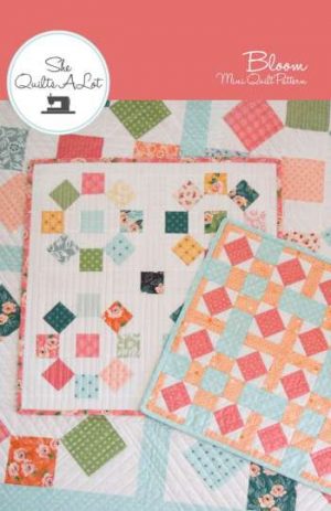 Bloom MINI - She Quilts Alot - Mini Quilt Pattern
