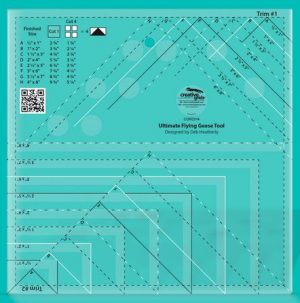 Creative Grid Flying Geese Template/Ruler CGRDH4