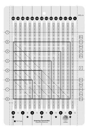 Creative Grids Stripology SQ Mini Ruler CGRGE3  -Patchwork Ruler