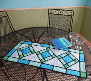 Stained Glass Table Runner -  Quilting & Patchwork Patterns