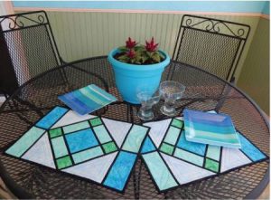 Stained Glass Place Mats -  Quilting & Patchwork Patterns