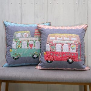Bus About - by Claire Turpin Design - Cushion Pattern