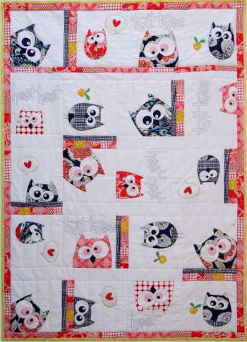 Family of Owls QUILT-  Claire Turpin Design - Quilt Pattern