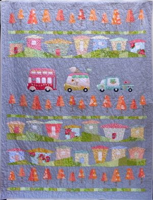 Houses with TEMPLATE - Claire Turpin Design - Quilt Pattern